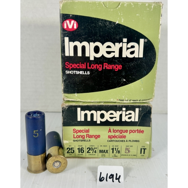 AMMO: 49X IVI 16 GA 2-3/4IN NO5