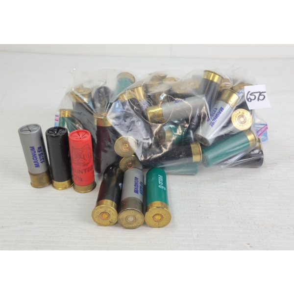 AMMO: APPROX 50X MIXED 12GA - 2-3/4IN - MIXED SHOT