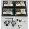 Image 1 : LOT OF 4 - SIMMONS 1 IN MEDIUM SCOPE RINGS