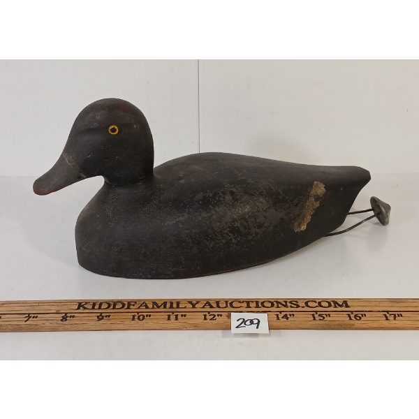 GOLDEN EYE DUCK DECOY W/ WEIGHT