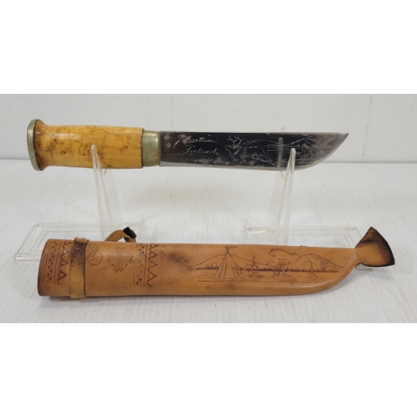 J. MARTTIINI FINLAND KNIFE W/ SHEATH