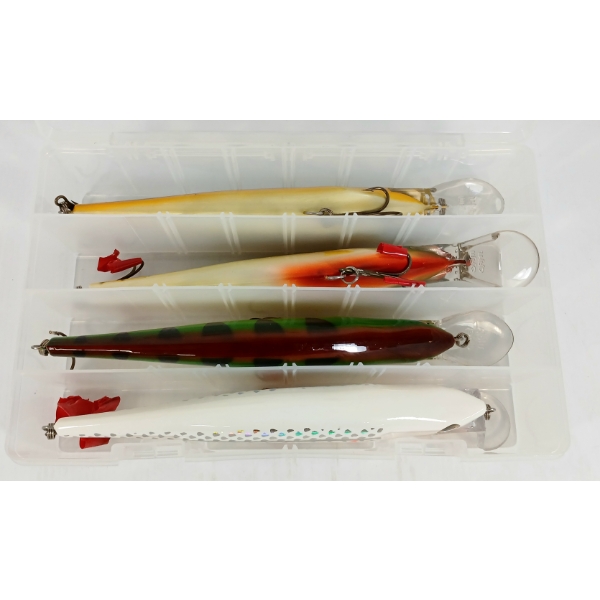 LOT OF 4 - NORTHERN PIKE & MUSKY LURES
