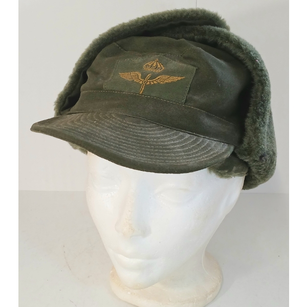 SWEDISH AIR FORCE M59 WINTER CAP