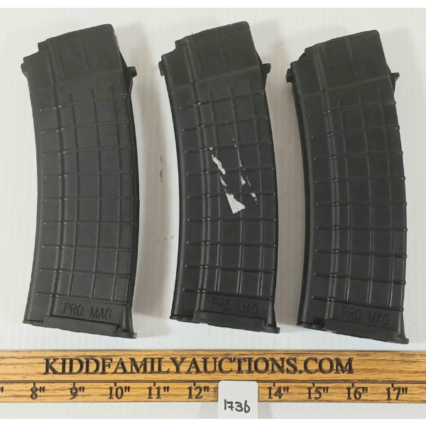 LOT OF 3 - PRO MAG IN .223 AK MAGAZINES - PAL REQ. 