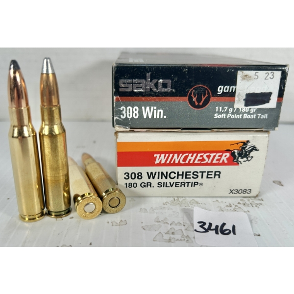 AMMO: 40X .308 WIN 180GR. SP 