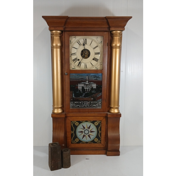 1865 SETH THOMAS 8 DAY PILLAR CLOCK