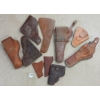 Image 7 : LOT OF 10 - LEATHER HANDGUN HOLSTERS