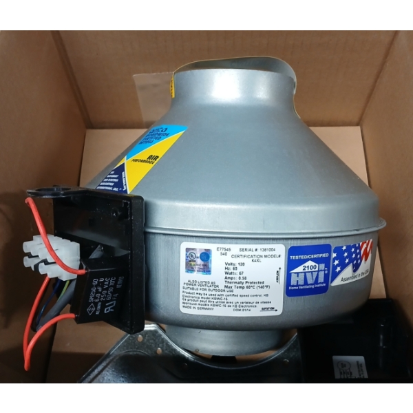 LOT OF 3 - INLINE CENTRIFUGAL FAN - 4IN DUCT