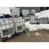 Image 2 : LOT OF 2 - 1000 L FLUID TOTE W/ ALUM CAGE