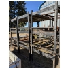 Image 1 : LOT OF 3 - STEEL RACKS - 48 X 80 X 100 INCH