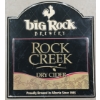 Image 1 : BIG ROCK BREWERY ROCK CREEK DRY CIDER - SST SIGN