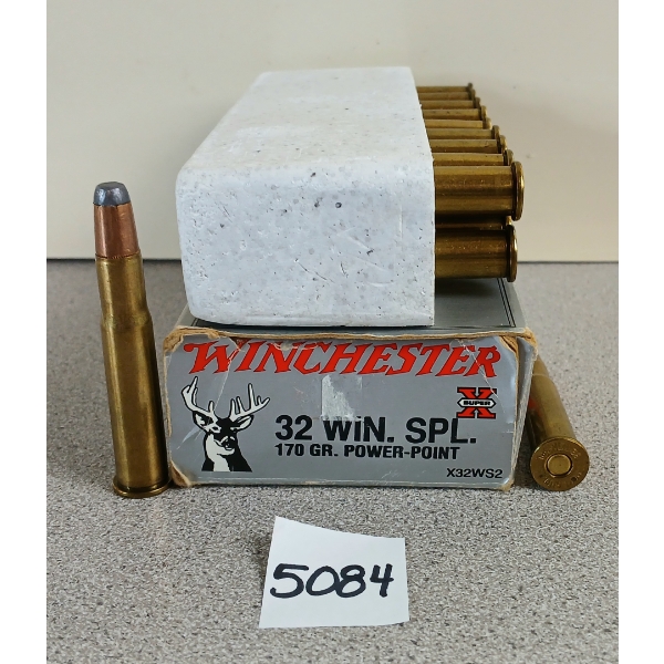 AMMO: 20X WINCHESTER .32 WIN SPL - 17GR PP 