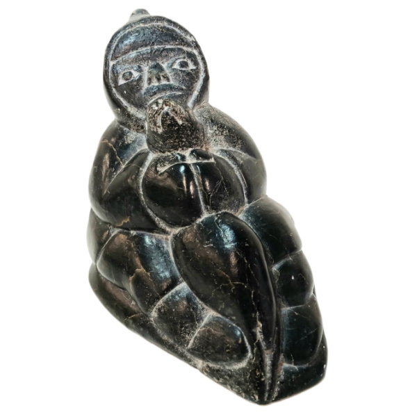 MAN & SEAL - SIGNED - STONE