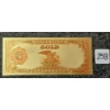 Image 2 : TREASURY OF THE UNITED STATES $100 BANKNOTE - 24K GOLD LEAF