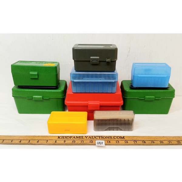 QTY OF CASE-GUARD AMMO BOXES