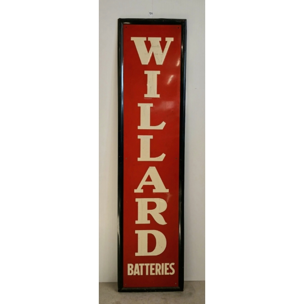 WILLARD BATTERIES SST SIGN
