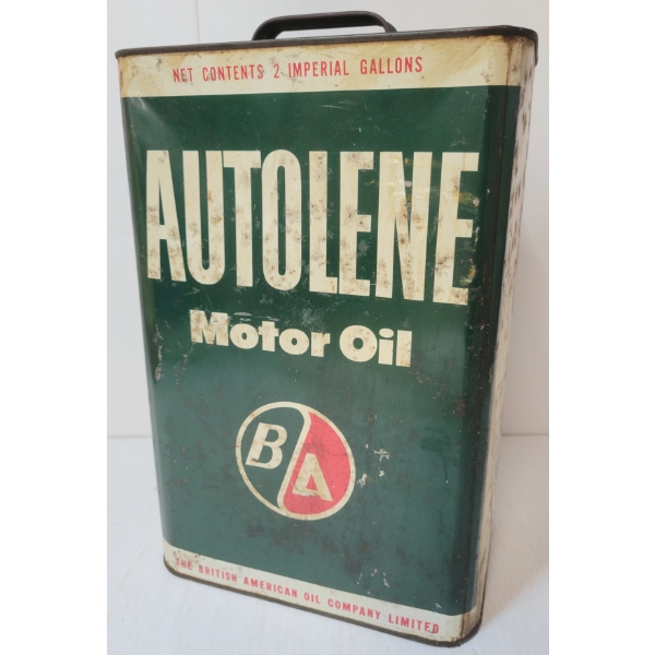 B/A AUTOLENE MOTOR OIL CAN - 2GAL