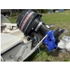 Image 4 : CUTTER INDUSTIRIES - CALYPSO MODEL MOTOR BOAT - W/ MERCURY 50 HP OUTBOARD MOTOR - W/ TRAILER