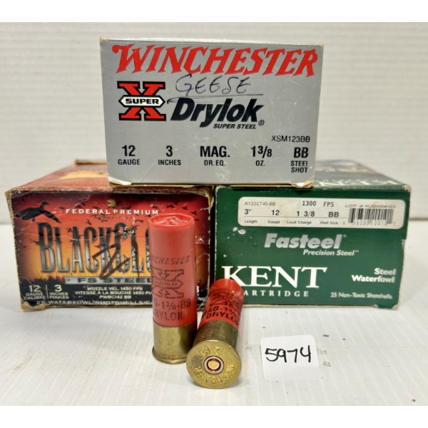 AMMO: 48X MIXED 12 GA - 3IN - #BB STEEL