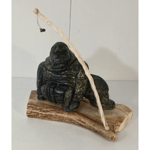 "ONE FOOT HIGH KICK" BY EEJEESIAK GEETAH - STONE & BONE