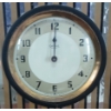 Image 3 : CORNER CURIO CABINET W/ CLOCK - ART DECO STYLE - MAHOGANY - C. 1930-1940's