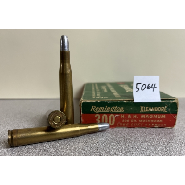 AMMO: 20X .300 H&H - HANDLOADS - 200GR CAST