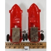 Image 4 : LOT OF 2 - SAUNDERS WIND UP RACE CARS