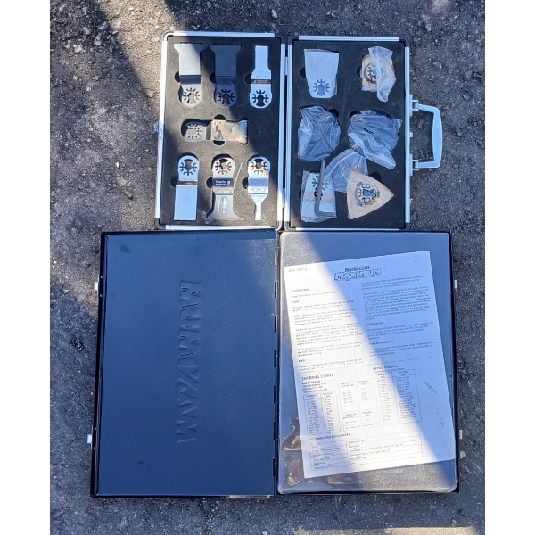 LOT OF 2 - MULTI TOOL BLADES & MC TAP & DIE SET