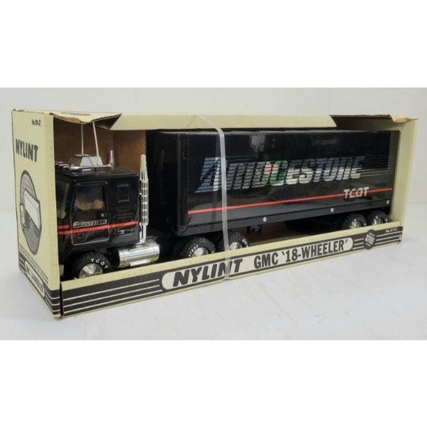 NYLINT PRESSED STEEL BRIDGESTONE GMC 18 WHEELER