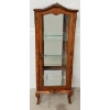 Image 2 : VITRINE W/ KEY - FRENCH ROCOCO STYLE - OAK - C. LATE 19TH / EARLY 20TH CENTURY