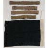 Image 2 : LOT OF 5 - WWII RCAF TUNIC BELTS & BLACK FLAG