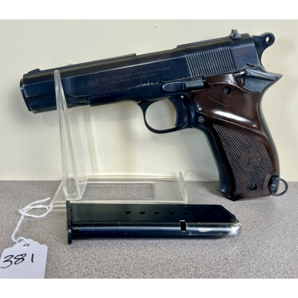 LLAMA ESPECIAL IN 9MM - RESTRICTED 