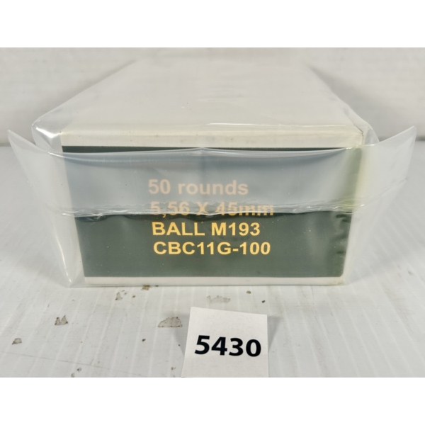 AMMO: 200X 5.56X45 MM NATO - MILITARY FMJ (M193)