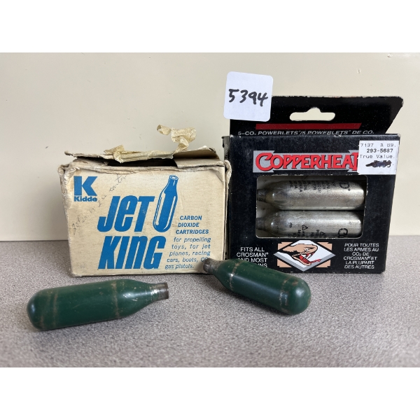 C02: 9X MIXED 12G C02 CARTRIDGES 