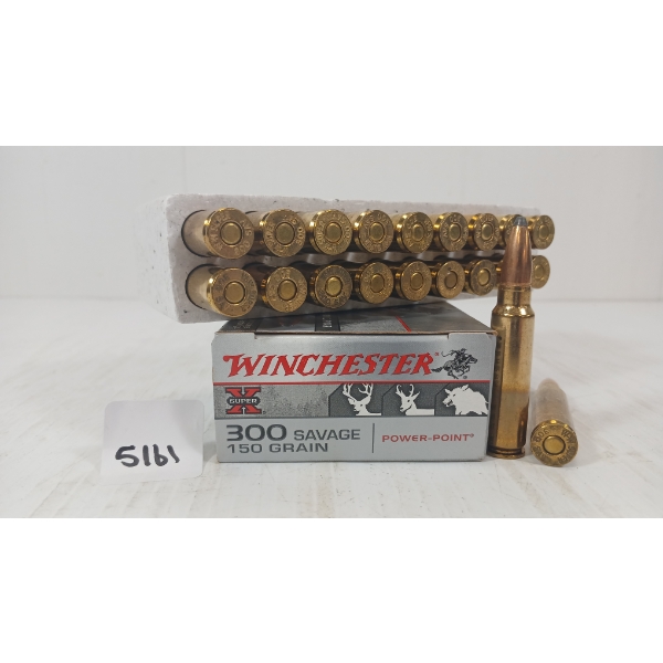 AMMO: 20X WINCHESTER SUPER X .300 SAV - 150GR - PP