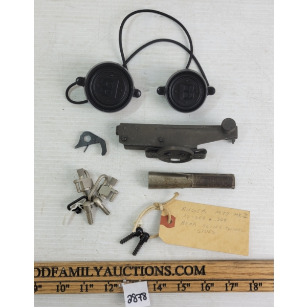 QTY OF MISC GUN PARTS & HARDWARE