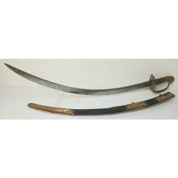 BRITISH 1803 PAT. INFANTRY OFFICER'S SWORD W/ SCABBARD