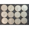 Image 2 : LOT OF 12 - 1968 CDN 10 CENT COINS