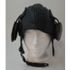 Image 2 : LOT OF 2 - WWII U.S. NAVY MK IV DIAPHRAGM GAS MASK & LEATHER FLIGHT HELMET