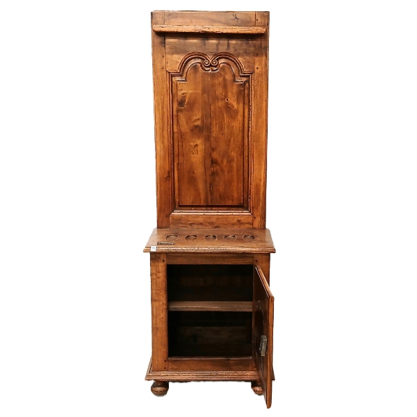 LATE 1800's QUEBEC FRUITWOOD GUN CABINET W/ KEY 