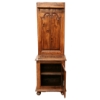 LATE 1800's QUEBEC FRUITWOOD GUN CABINET W/ KEY 