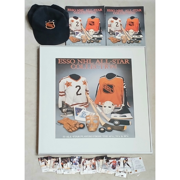 JOB LOT - NHL ESSO COLLECTIBLES & ALL-STAR COLLECTIBLES FRAMED PRINT