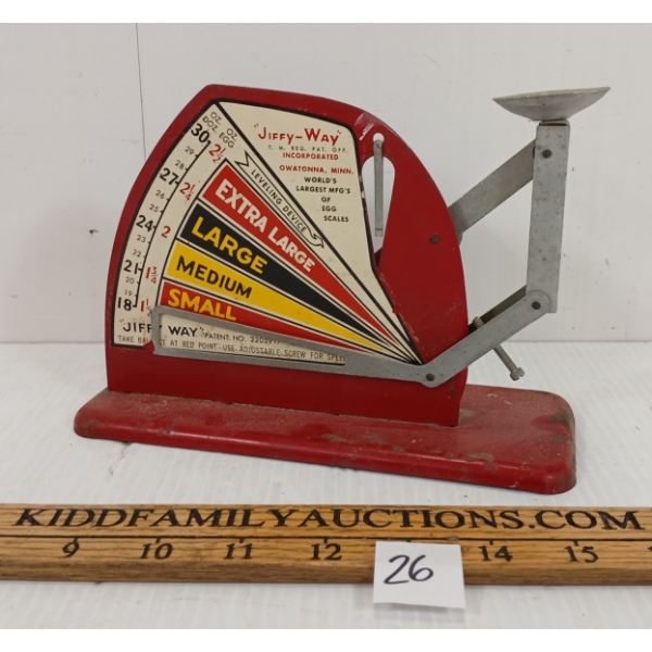 JIFFY-WAY EGG SCALE