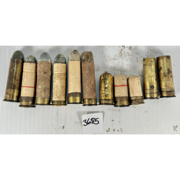 AMMO / BRASS: 9X LIVE & 2X BRASS MIXED .577 SNIDER