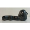 Image 5 : SNAKE W/ HUMAN FACE - SIGNED - STONE