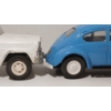 Image 9 : LOT OF 3 - TONKA PRESSED STEEL BUG BEETLE, JEEP TOW TRUCK & FORD PICKUP 
