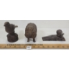 Image 2 : LOT OF 3 - CAST FIGURES & SNAIL DOOR STOP