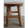 Image 3 : WOOD SLAB STOOL / PLANT STAND