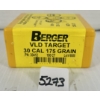 Image 1 : BULLETS: 100X BERGER .30 CAL 175GR. - SEALED 