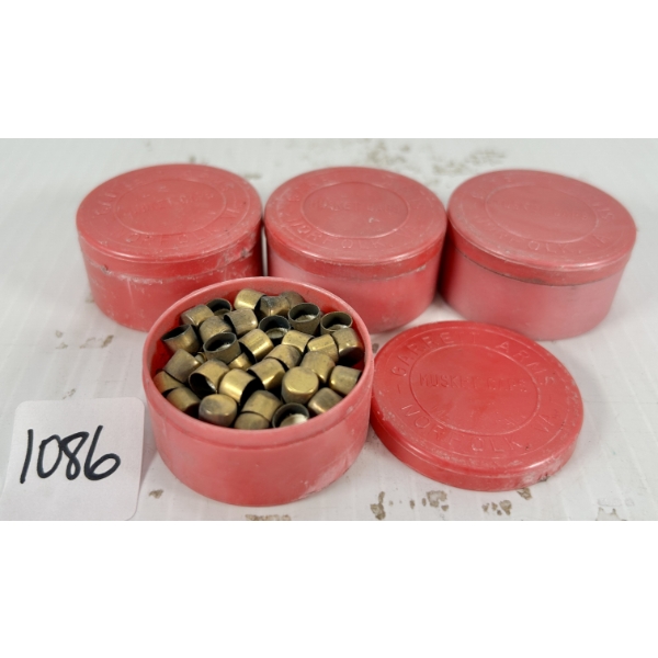 PERCUSSION CAPS: 400X GARRET MUSKET CAPS